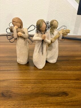 Willow Tree Figurine Lot 3 DEMDACO Angel of Friendship Autumn Susan Lordi 5.5"